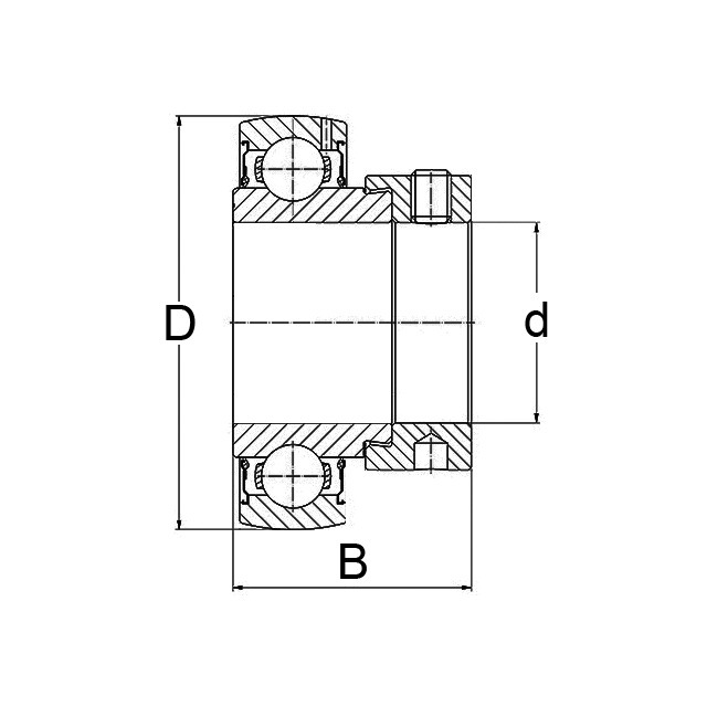 Roulement de Palier AEL 205 référence fournisseur 40131021